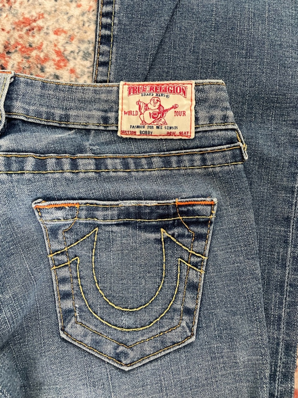True Religion Light Blue Denim Jeans - Picture 2 of 7
